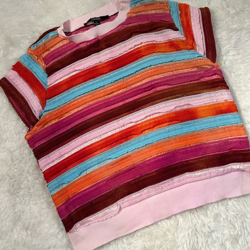 Colorful Striped Women's Top